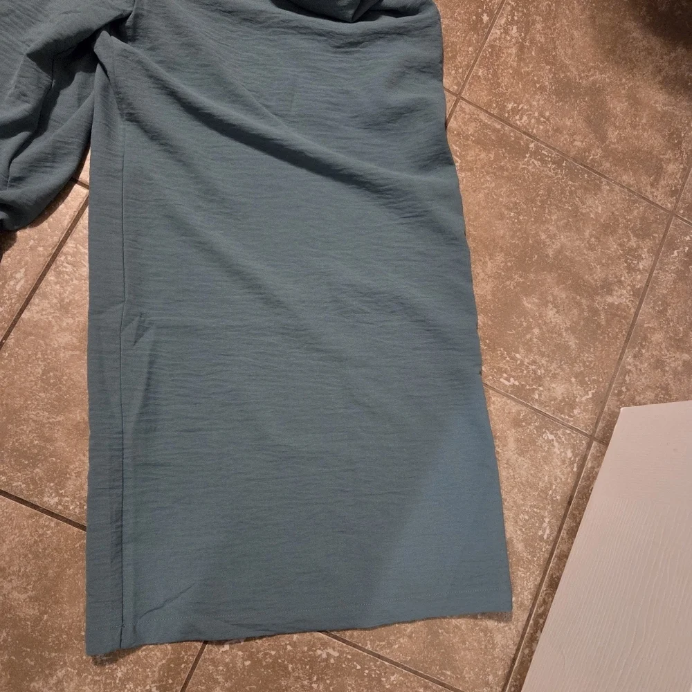 You Are Beautiful Womens Green Jumpsuit. Sz L Lagenlook Boho Hippie - Picture 5 of 7